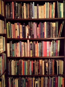 Books about Tolkien in sitting room